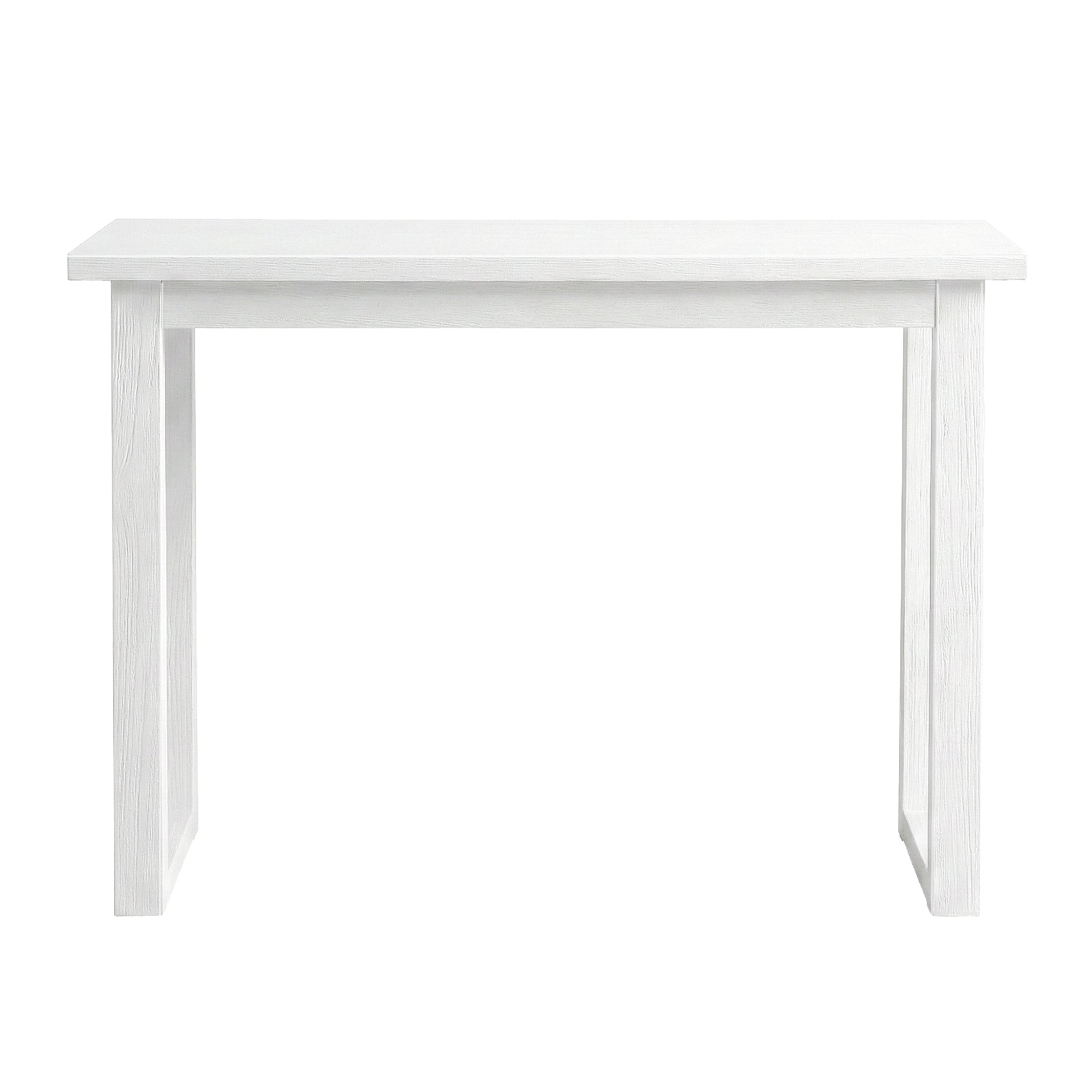 Oslo Wood Grain Console Table - White - Homecoze