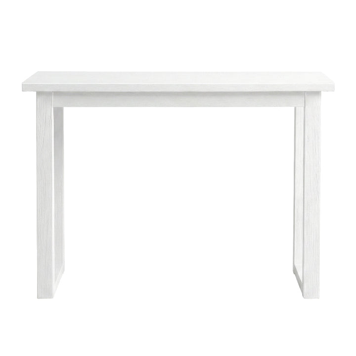 Oslo Wood Grain Console Table - White