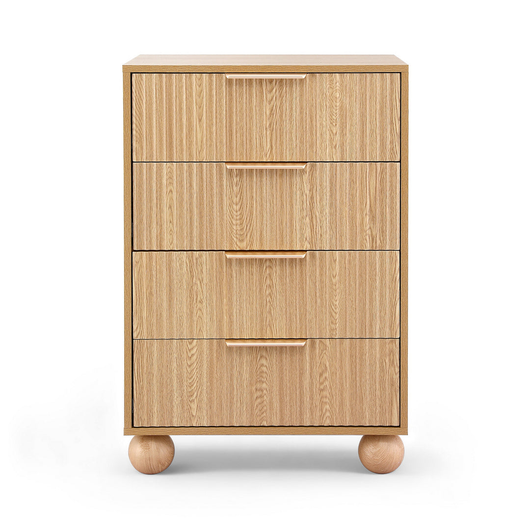 Artiss 4 Chest of Drawers Dresser Tallboy Pine - Homecoze