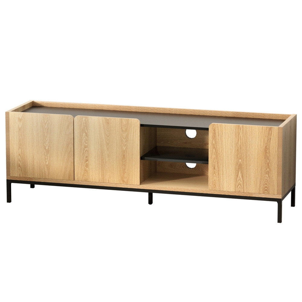 Artiss TV Unit Entertainment Unit Storage Cabinet Shelf 160cm Pine - Homecoze