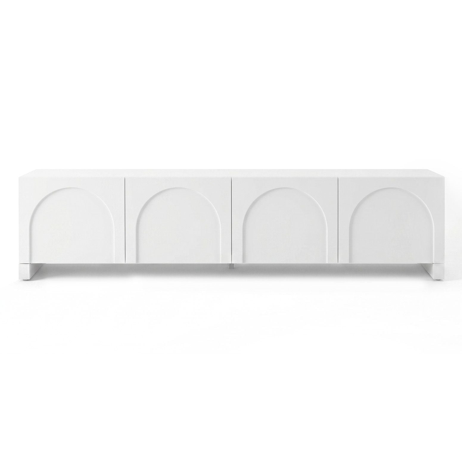 Artiss TV Unit Entertainment Unit Storage Cabinet Adjustable Shelf 180cm White - Homecoze
