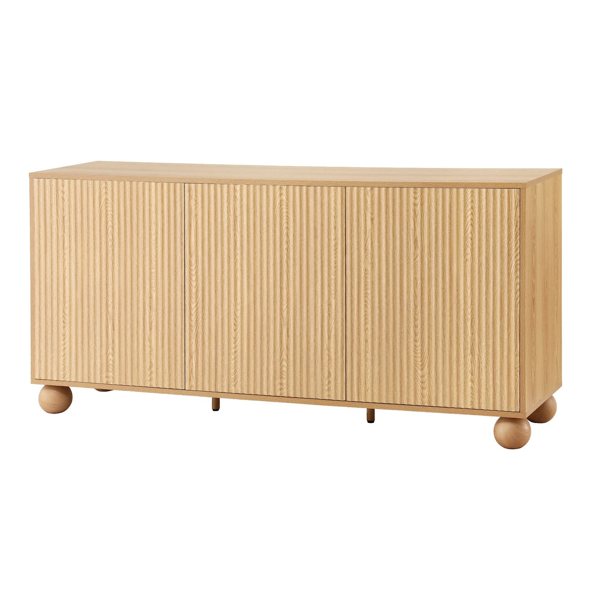 Lena Fluted Sideboard Cabinet 150cm – Pine