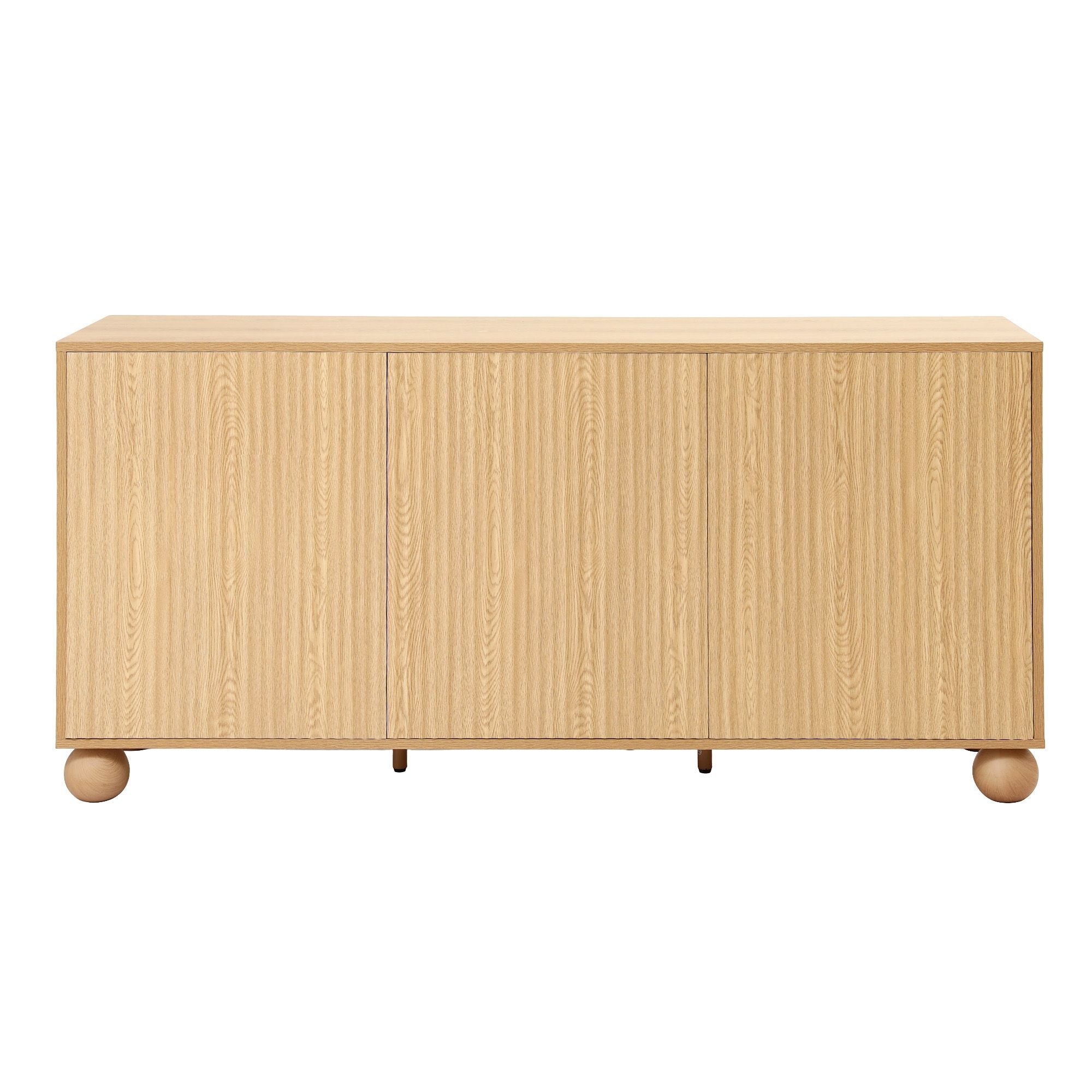 Lena Fluted Sideboard Cabinet 150cm – Pine