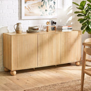 Lena Fluted Sideboard Cabinet 150cm – Pine