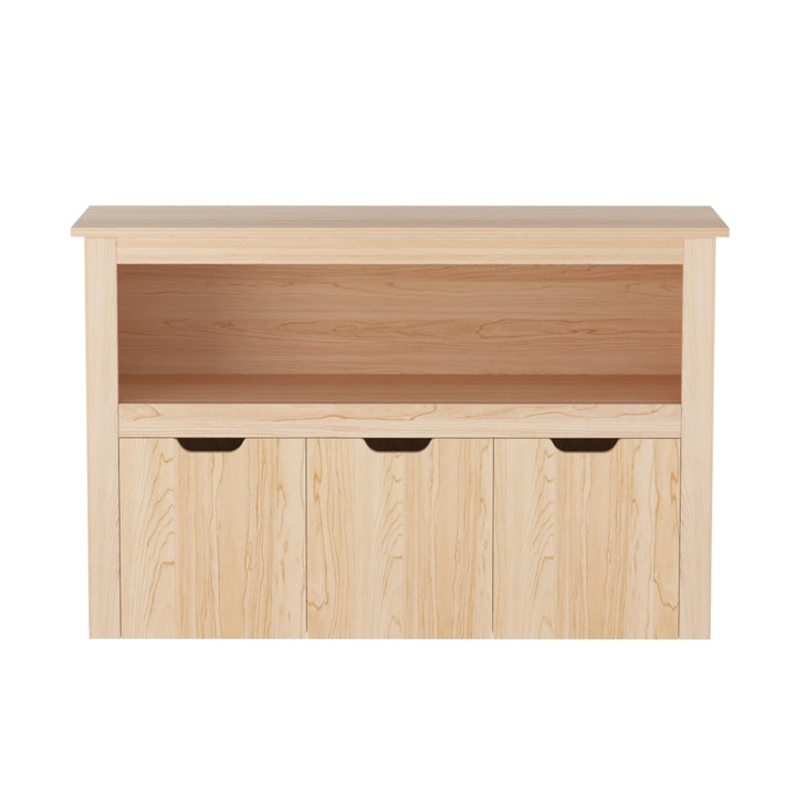 Keezi Kids Bookshelf 3 Drawers Storage Children Bookcase Toy Organiser Display Wooden - Homecoze