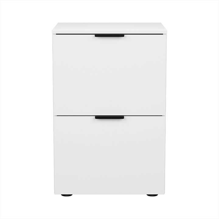 Office Filing Cabinet Storage Drawers - White - Homecoze
