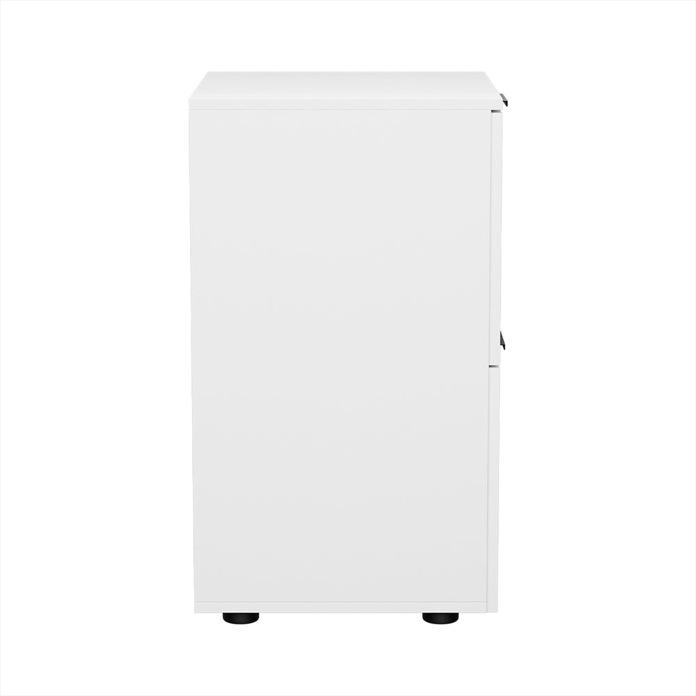 Office Filing Cabinet Storage Drawers - White - Homecoze