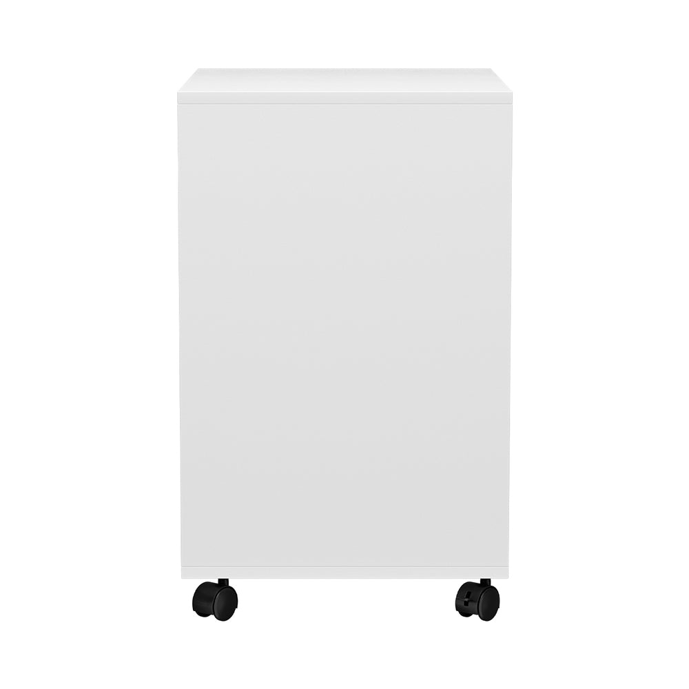 5-Drawer Mobile Office Document Filing Cabinet - White - Homecoze