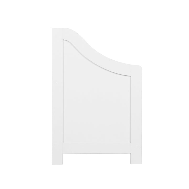 Kids Toy Box Storage Chest Bench Seat - White - Homecoze