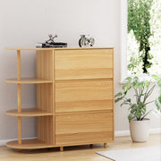 Artiss Chest of 3 Drawers Storage Cabinet 3 Shelves Pine - Homecoze