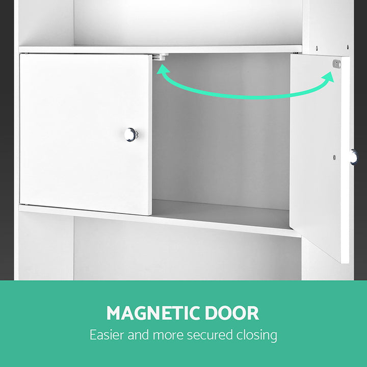 Over-Toilet Bathroom Storage Cabinet - White - Homecoze