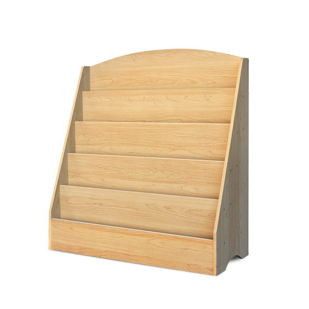 Kids 5 Tier Bookshelf - Natural - Homecoze