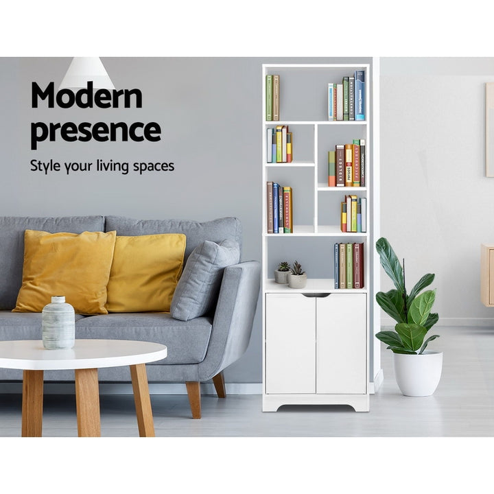 Adjustable Bookshelf Display Cabinet