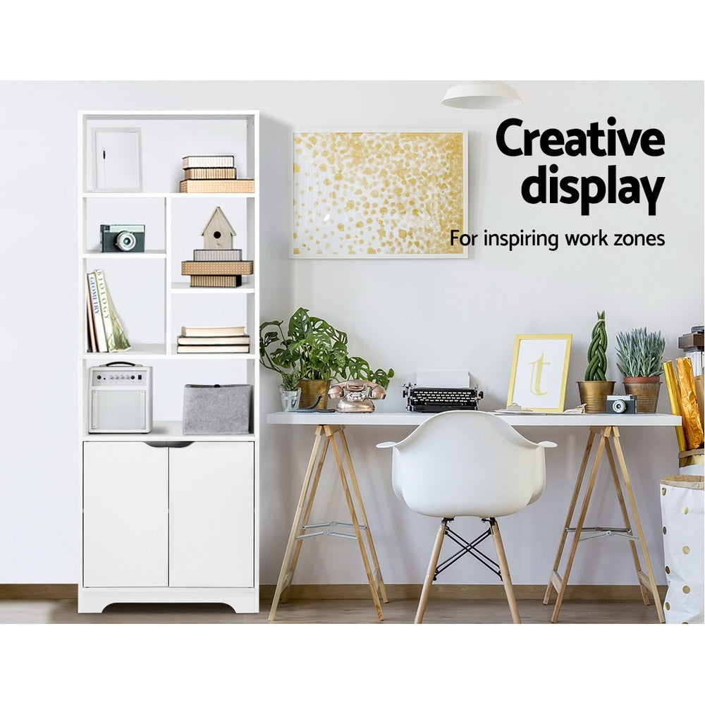 Adjustable Bookshelf Display Cabinet