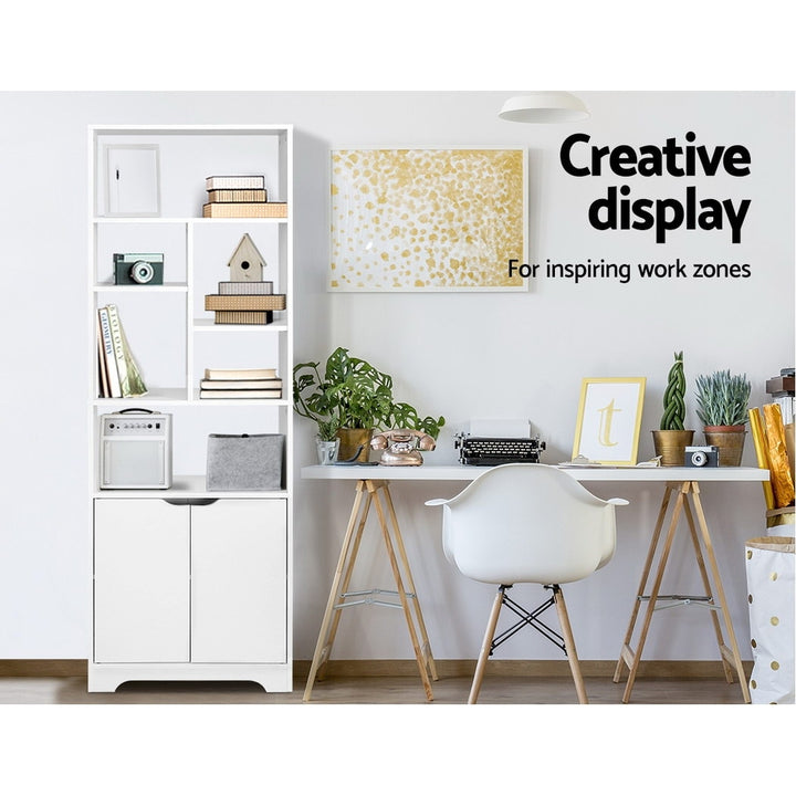 Adjustable Bookshelf Display Cabinet