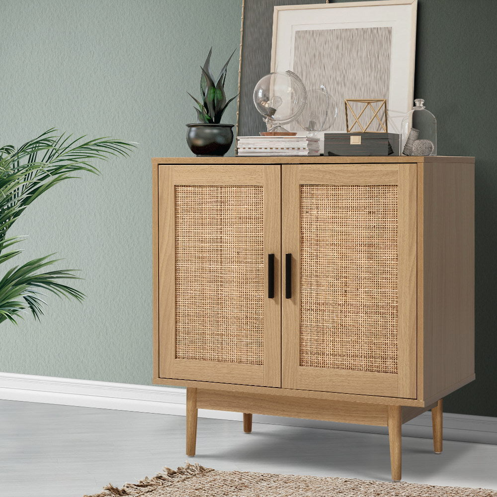 Lola Rattan Buffet Sideboard Hallway Cabinet - Homecoze