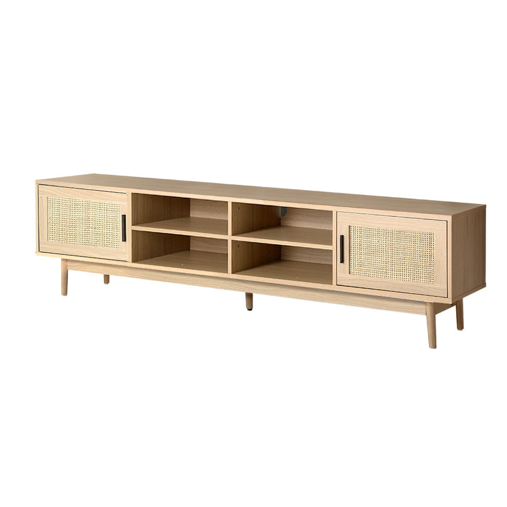 Lola Rattan Entertainment Unit - 180cm - Homecoze