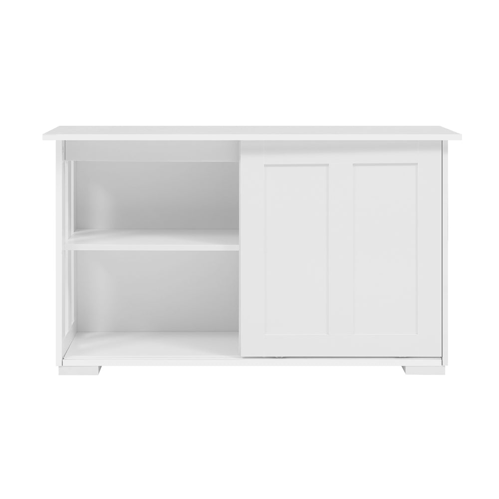 Buffet Sideboard Storage Cabinet - White - Homecoze