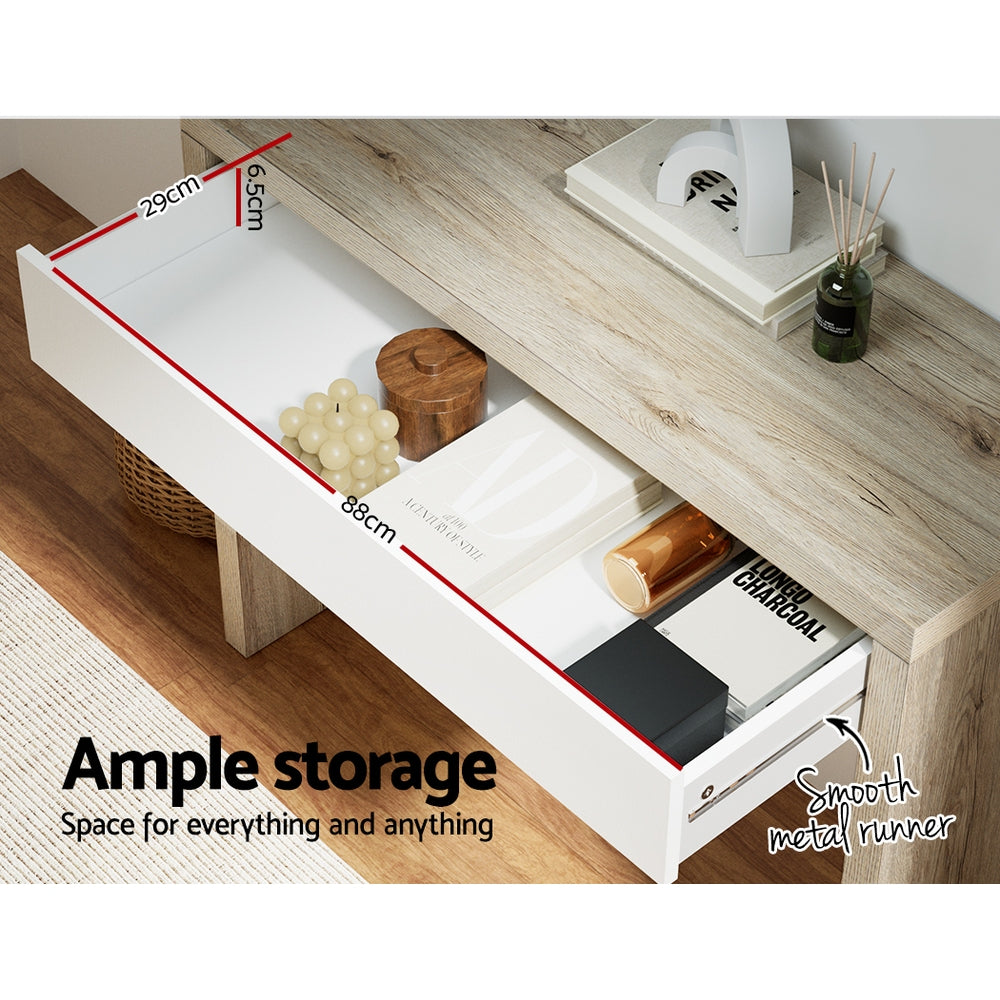 Modern Console Hallway Entry Table With Storage Drawer 100CM - Homecoze