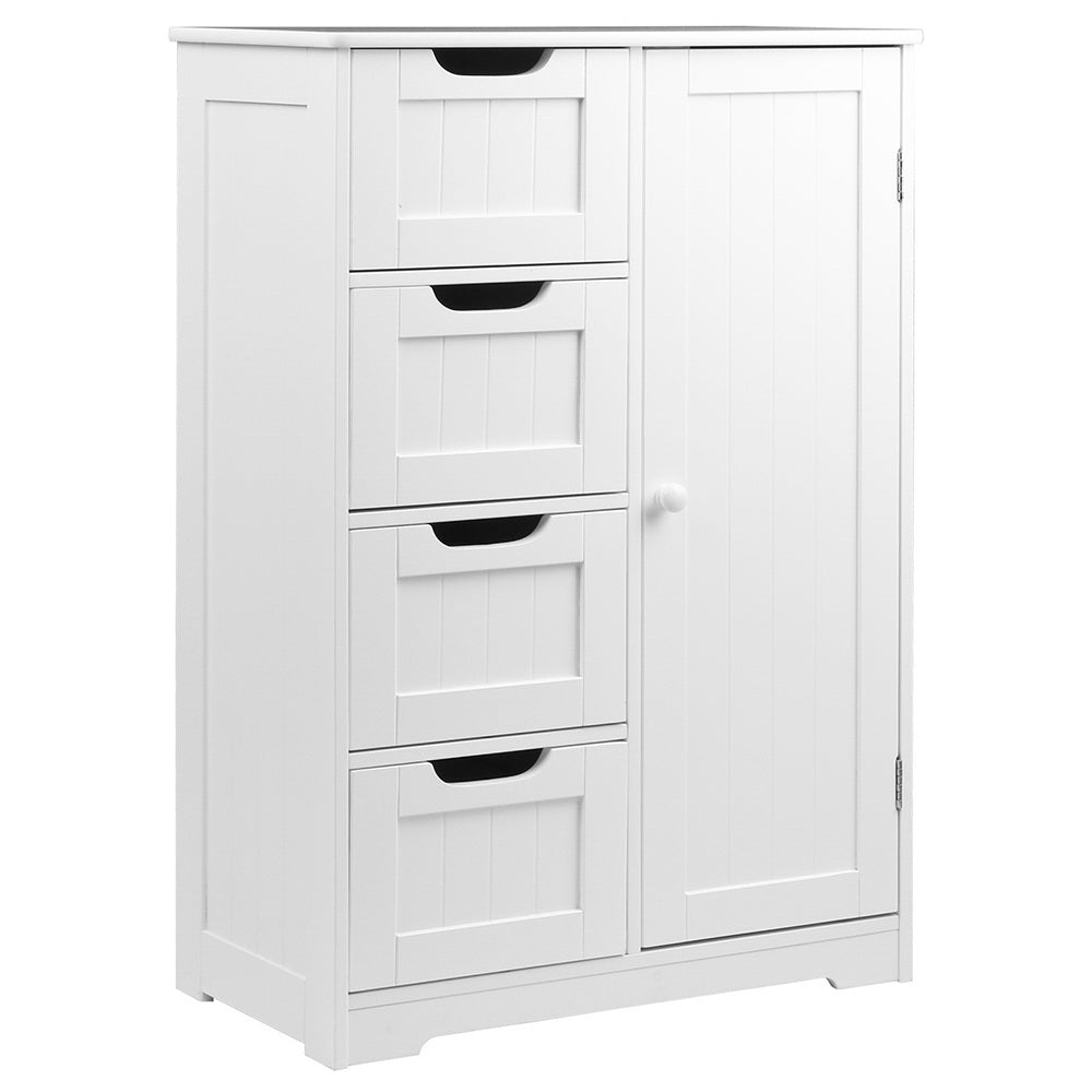 Mini Bathroom Storage Cabinet - White - Homecoze