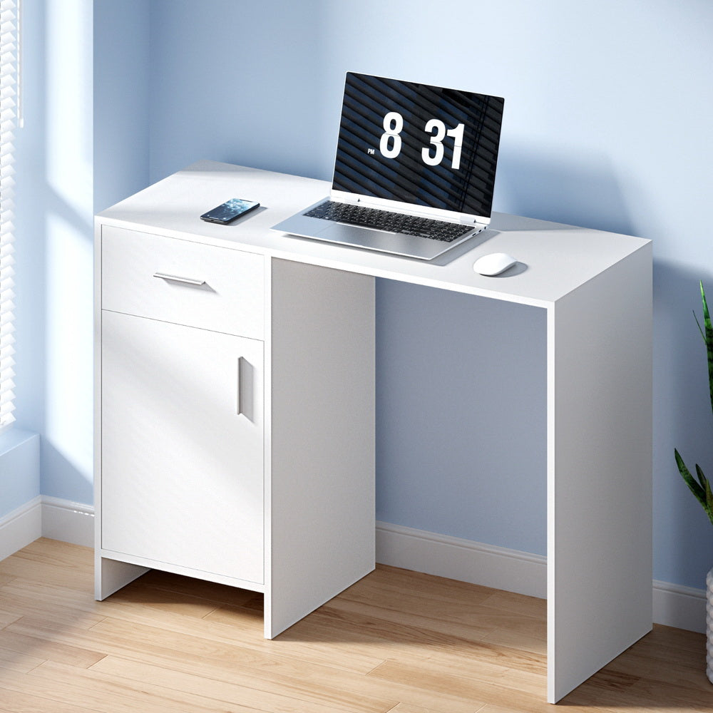 Office Storage Computer Desk - White - Homecoze