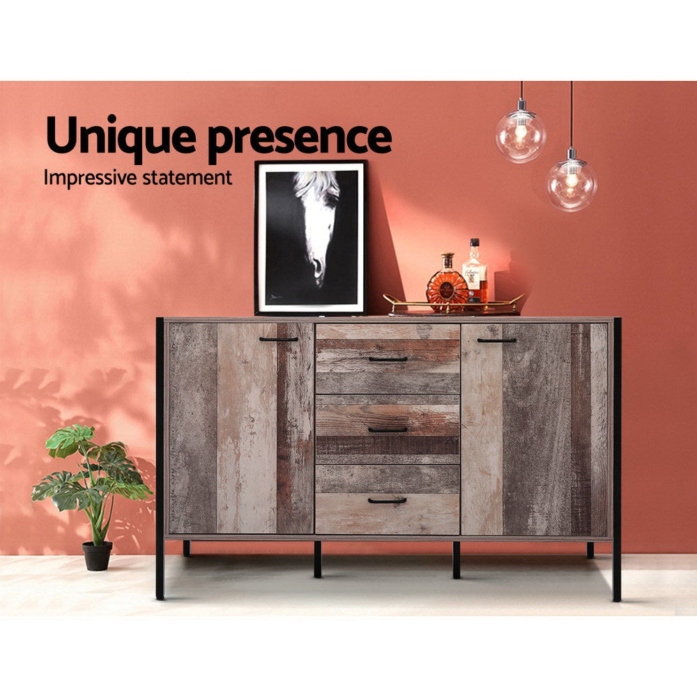 Rustic Industrial Series Buffet Sideboard - Homecoze