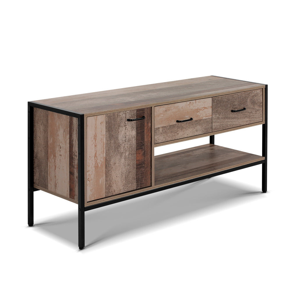 Rustic Industrial Series Entertainment Unit 120cm - Homecoze