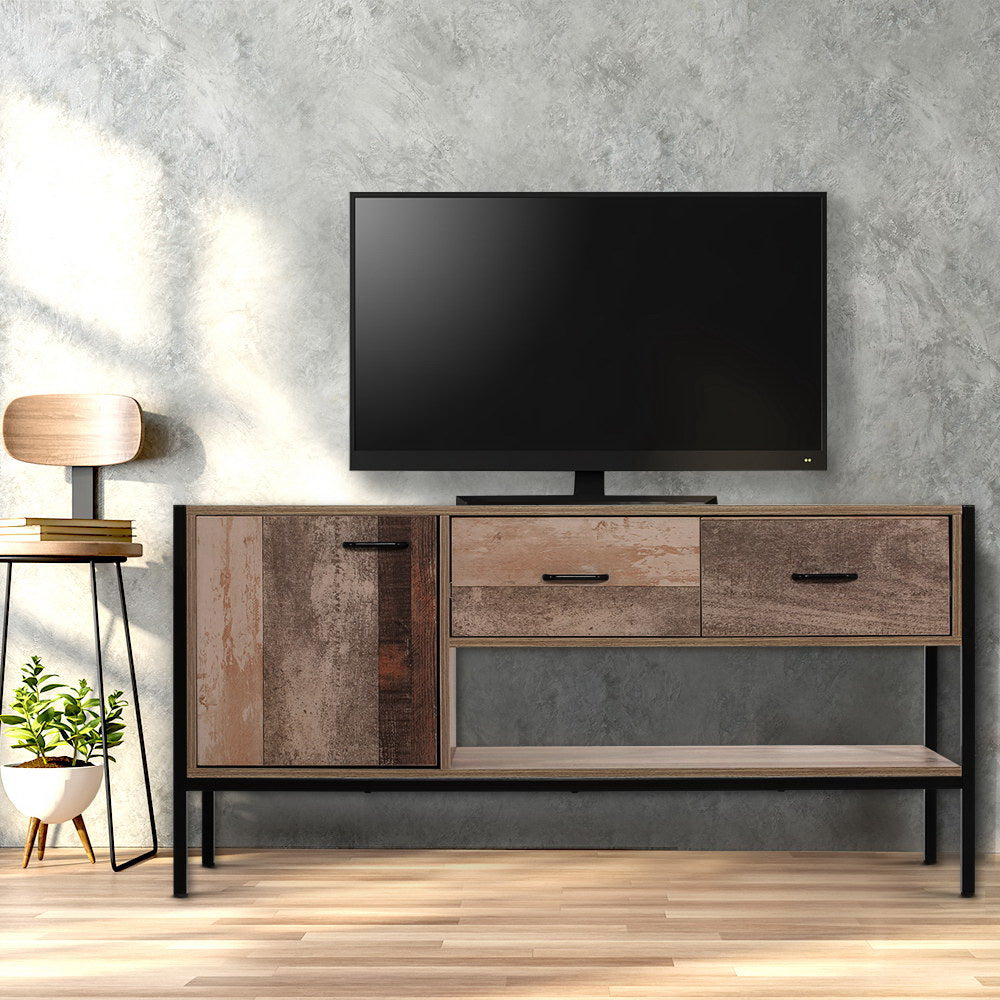 Rustic Industrial Series Entertainment Unit 120cm - Homecoze