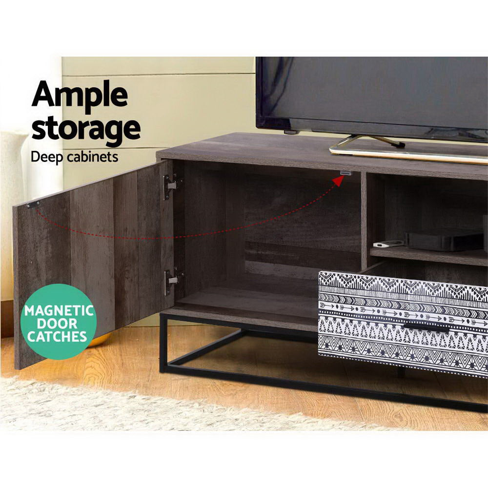 Rustic Industrial Series Entertainment Unit 180cm - Homecoze