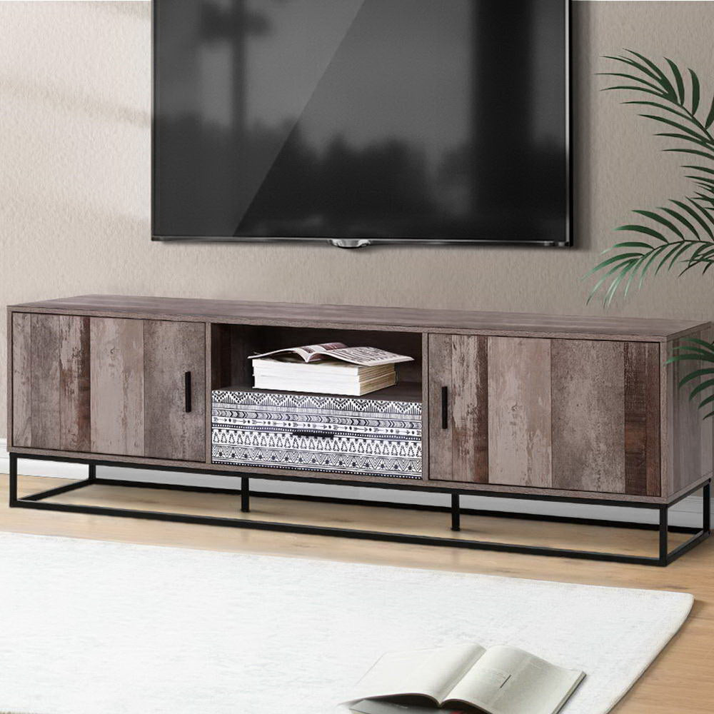 Rustic Industrial Series Entertainment Unit 180cm - Homecoze