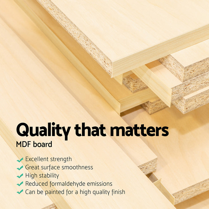 Keezi Kids Toy Box 12 Bins Bookshelf Organiser Children Storage Rack - Homecoze