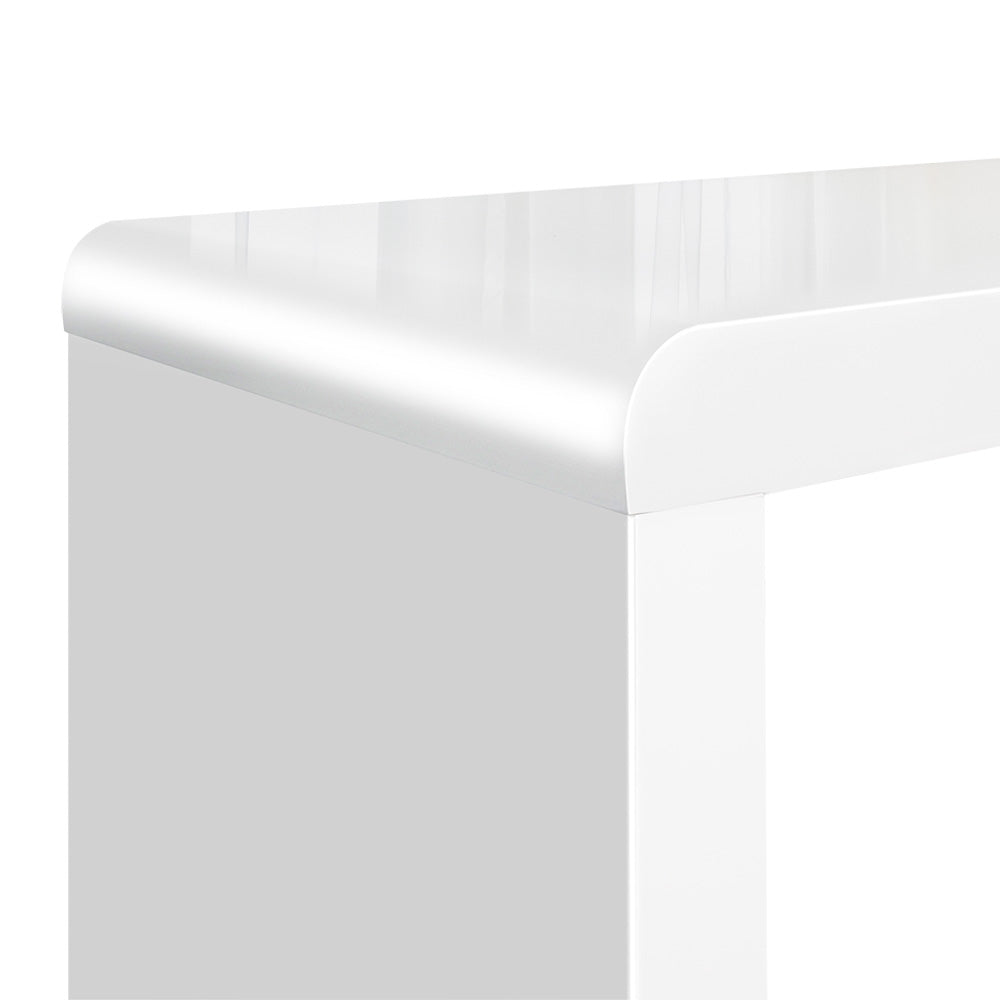 Viro (Set of 3) Nesting Coffee Tables – White - Homecoze