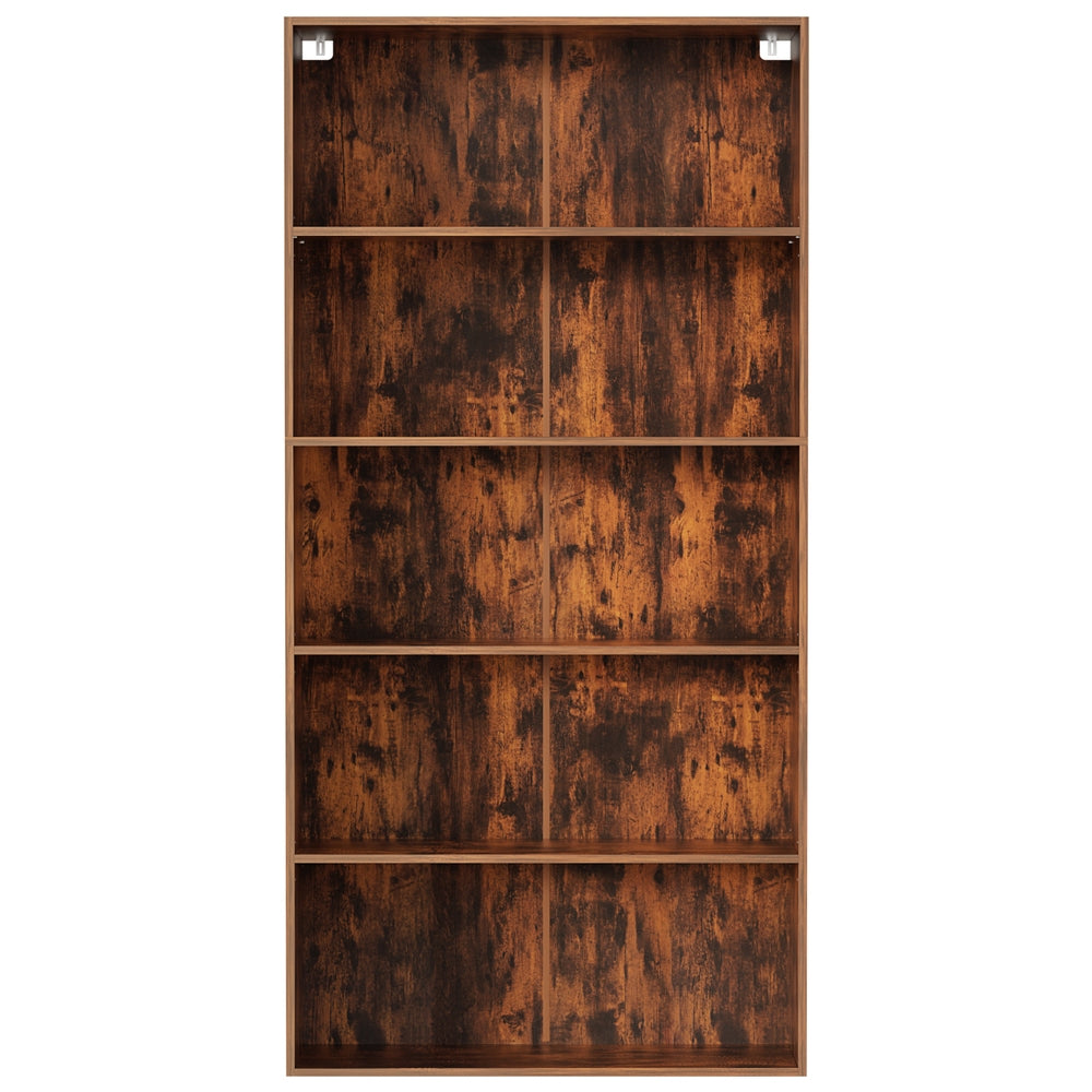 Artiss Bookshelf 5 Tiers Walnut - Homecoze