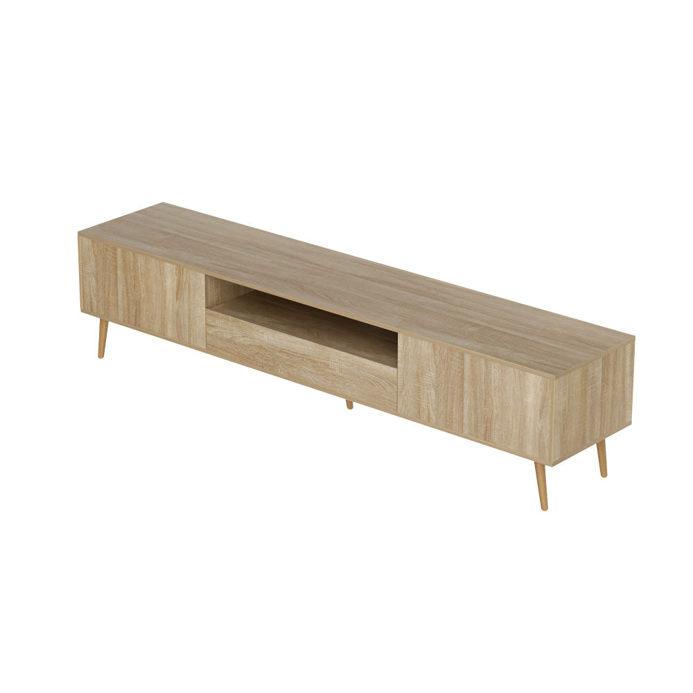 Modern Lowline TV Entertainment Unit 200cm - Pine - Homecoze