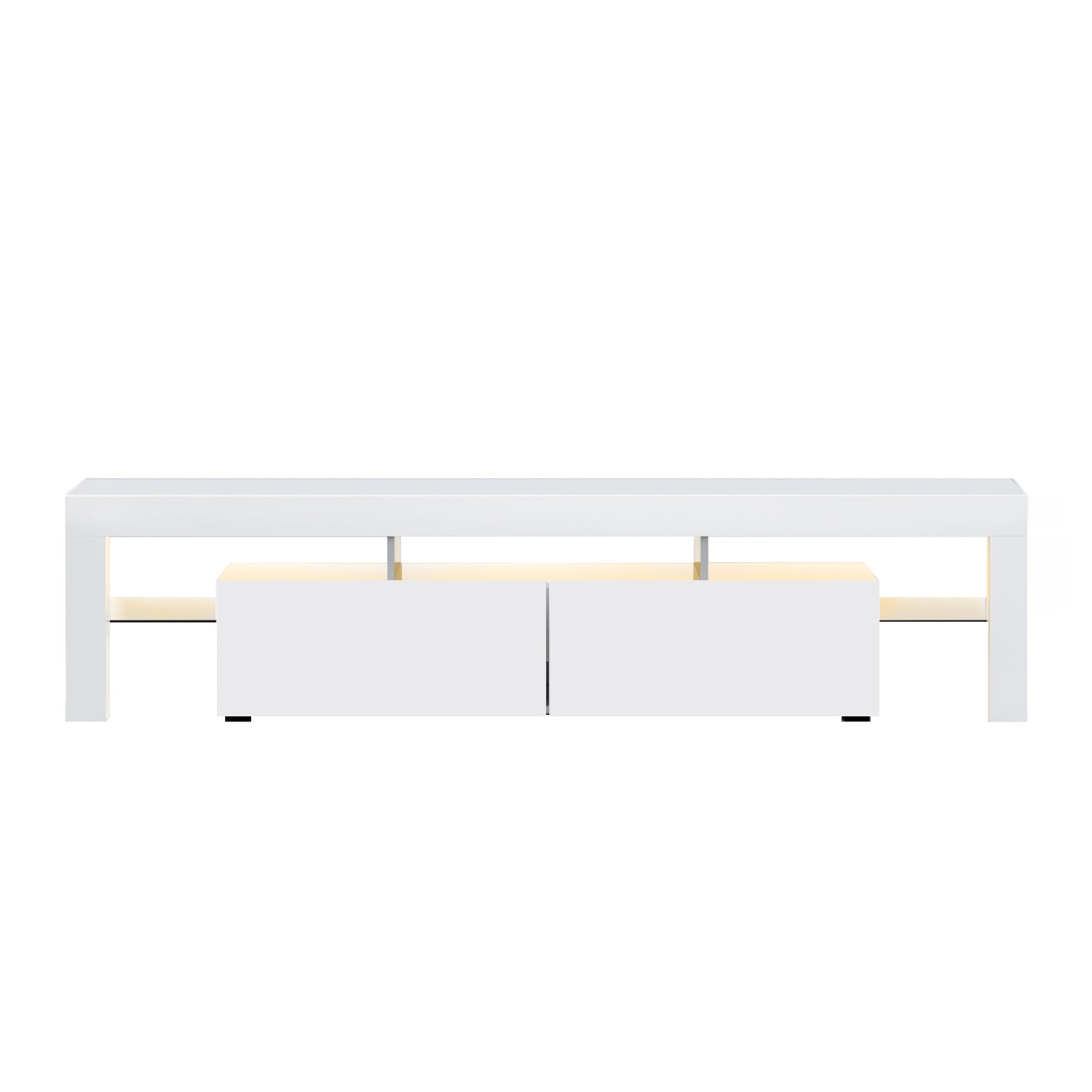 LED TV Entertainment Unit 189cm - Gloss White - Homecoze
