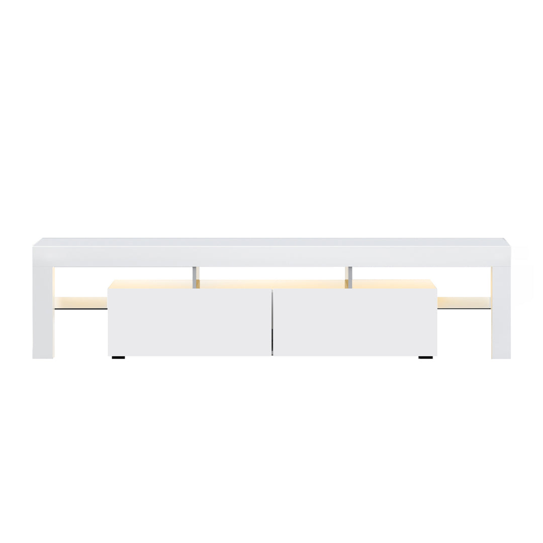 LED TV Entertainment Unit 189cm - Gloss White Homecoze