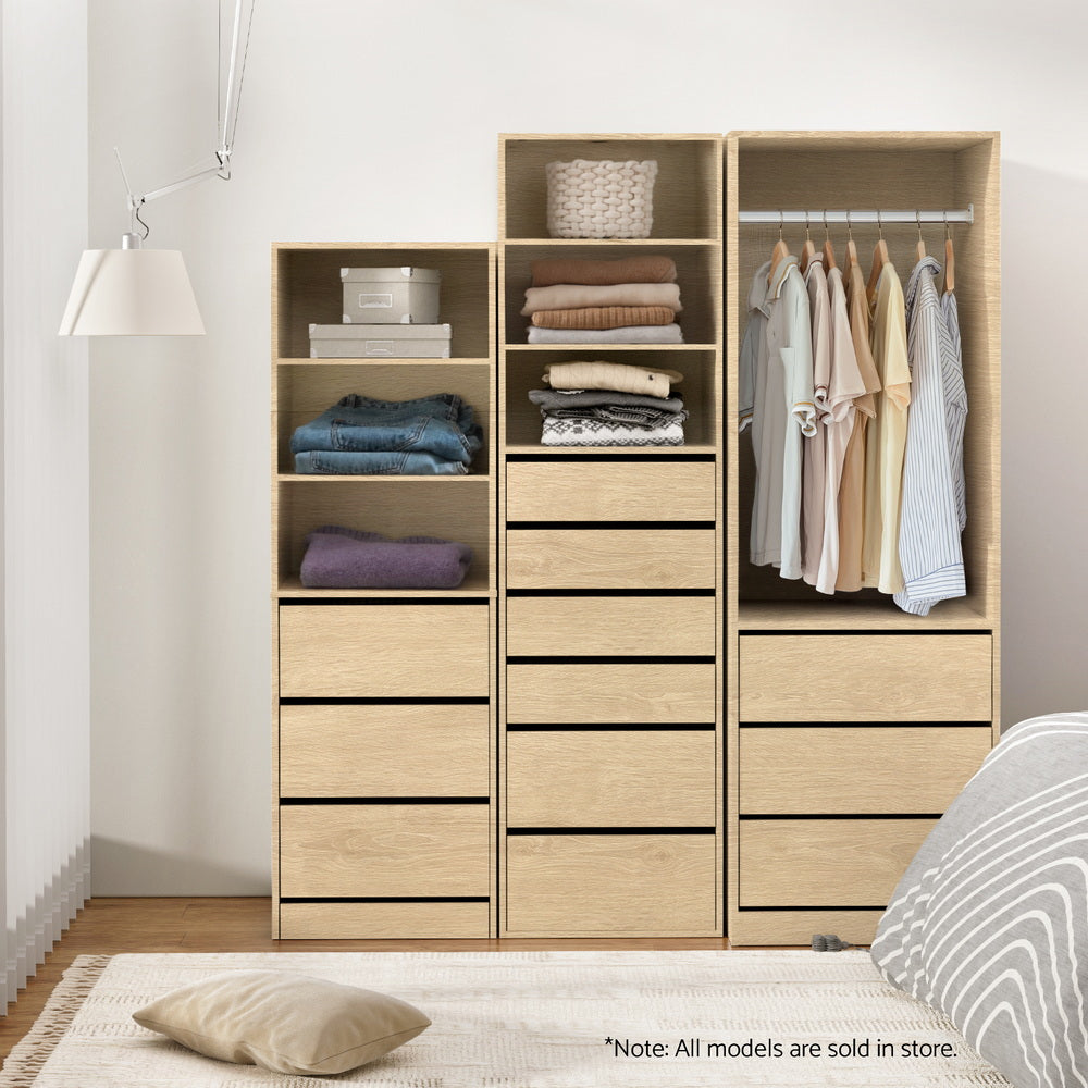 Built-in Wardrobe Organizer - Pine - Homecoze