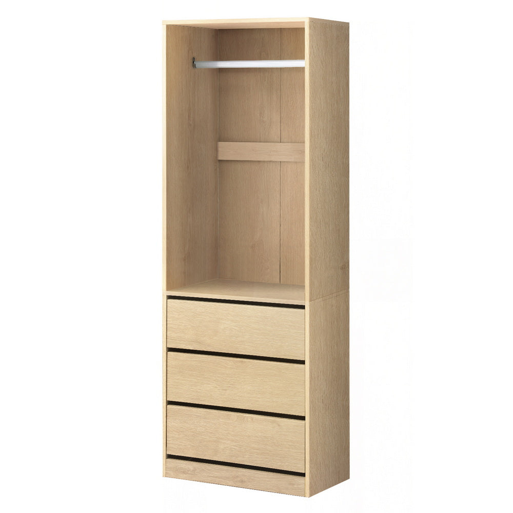 Built-in Wardrobe Organizer - Pine - Homecoze