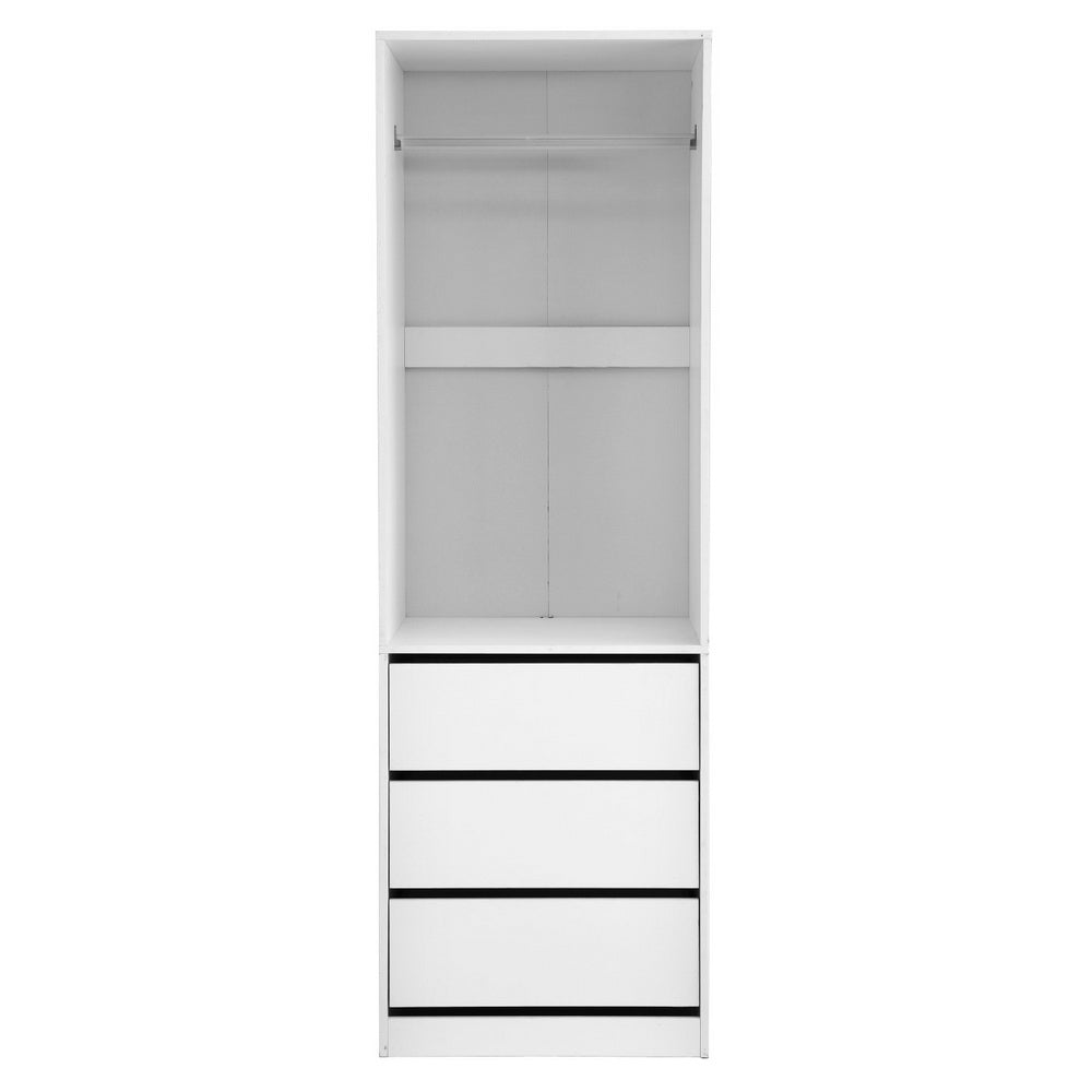 Built-in Wardrobe Organizer - White - Homecoze