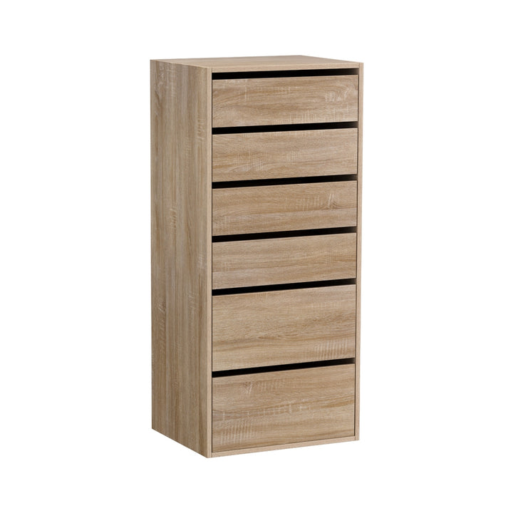 Artiss 6 Chest of Drawers Dresser Tallboy Pine - Homecoze