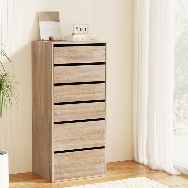 Artiss 6 Chest of Drawers Dresser Tallboy Pine - Homecoze