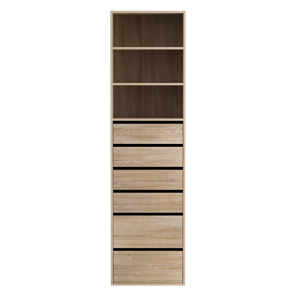 Artiss 6 Chest of Drawers Tallboy Cabinet Pine - Homecoze