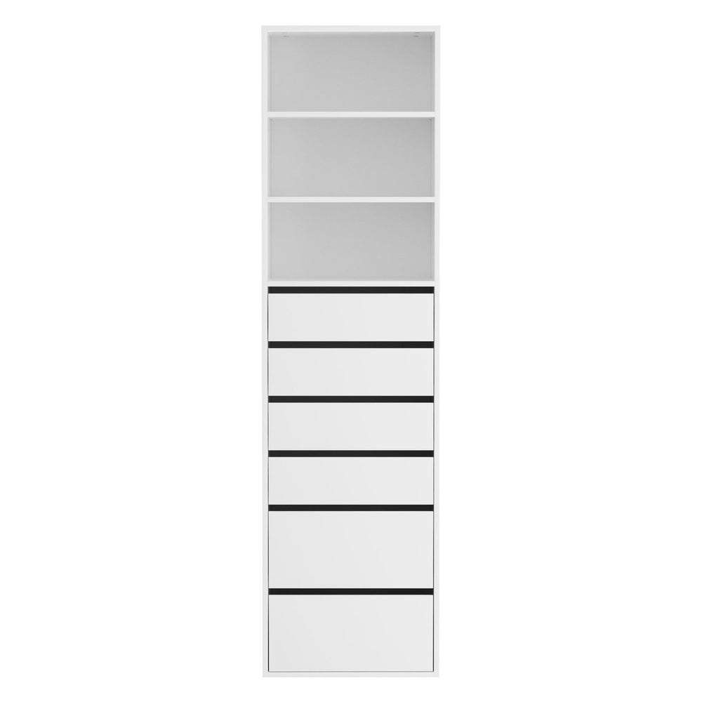 Artiss 6 Chest of Drawers Tallboy Cabinet White - Homecoze