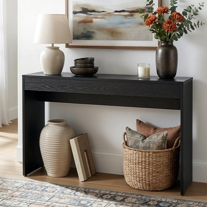 Artiss Console Table Hallway Sofa Entryway Entrance 120CM Black - Homecoze