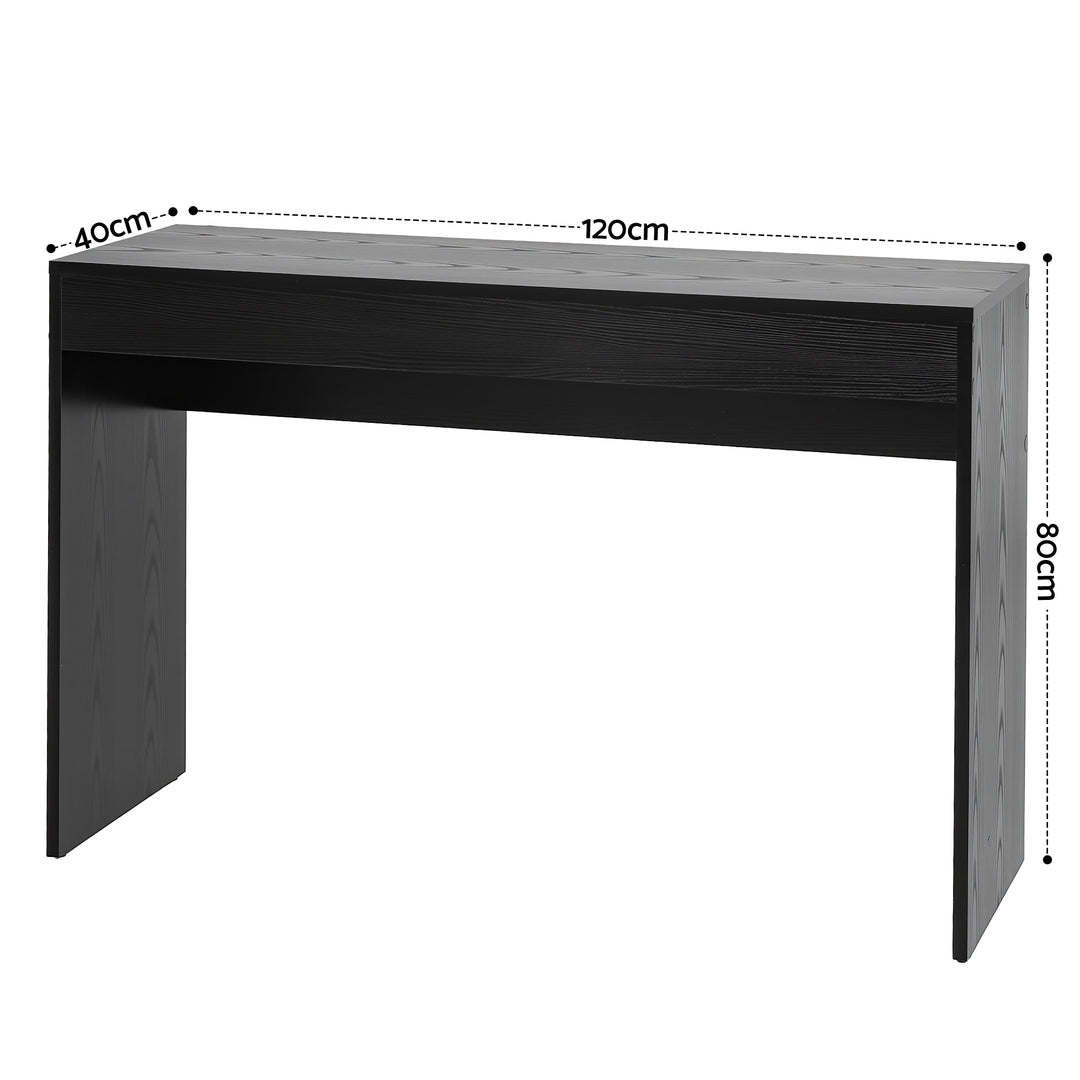 Artiss Console Table Hallway Sofa Entryway Entrance 120CM Black - Homecoze