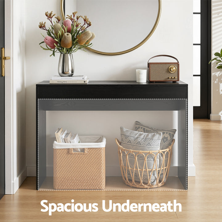 Artiss Console Table Hallway Sofa Entryway Entrance 120CM Black - Homecoze