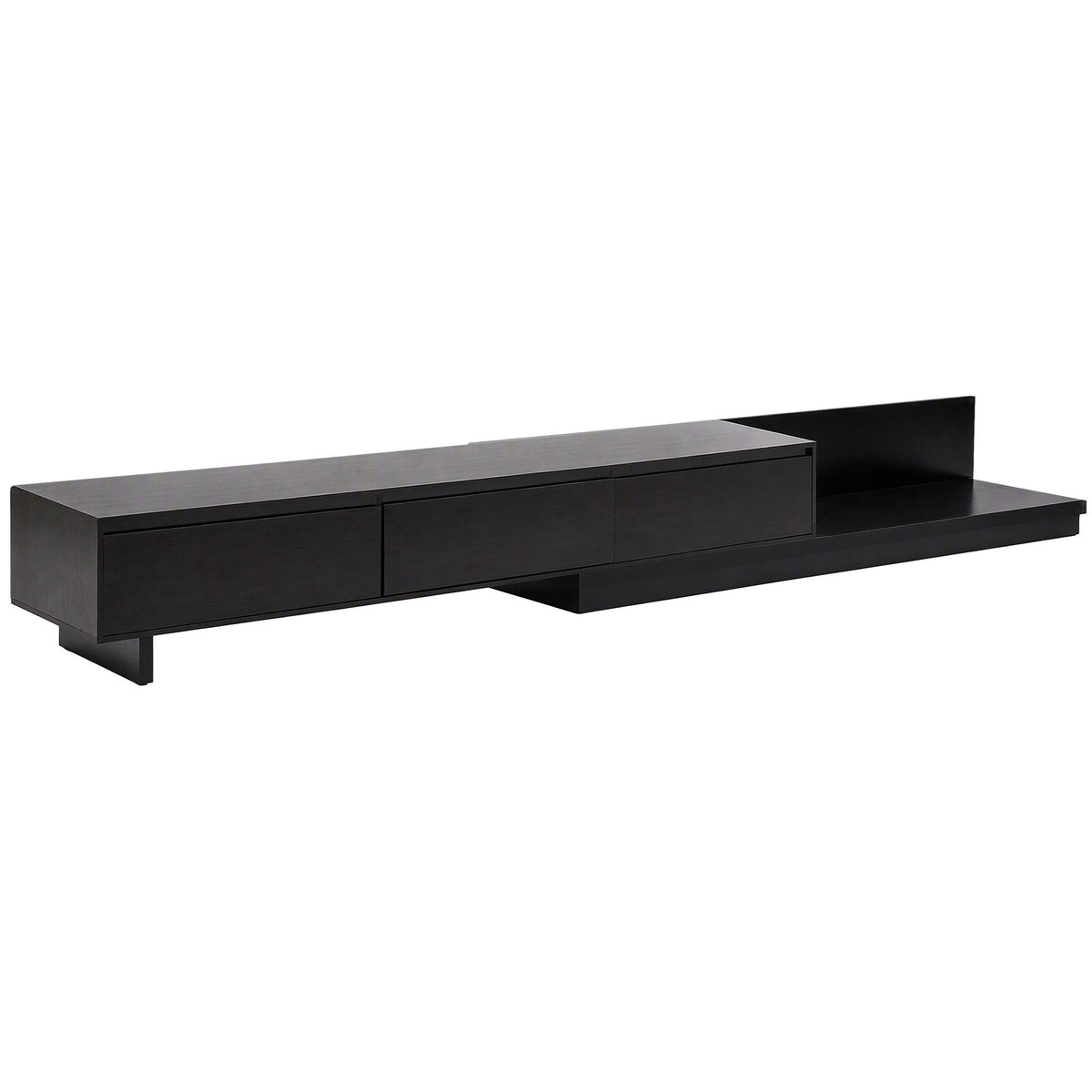 Winston Extendable Lowline TV Unit 200–380cm – Dark Walnut