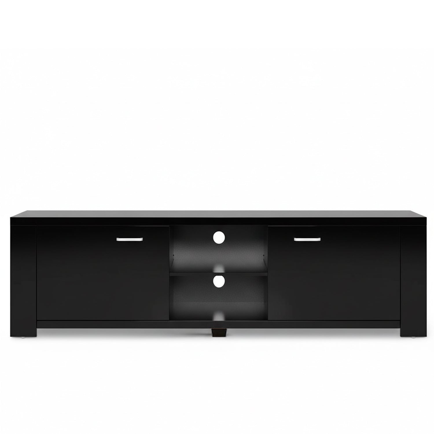 Artiss TV Cabinet Entertainment Unit 160cm Black Maxi - Homecoze