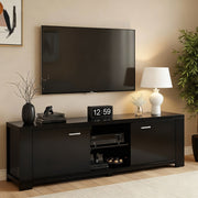 Artiss TV Cabinet Entertainment Unit 160cm Black Maxi - Homecoze