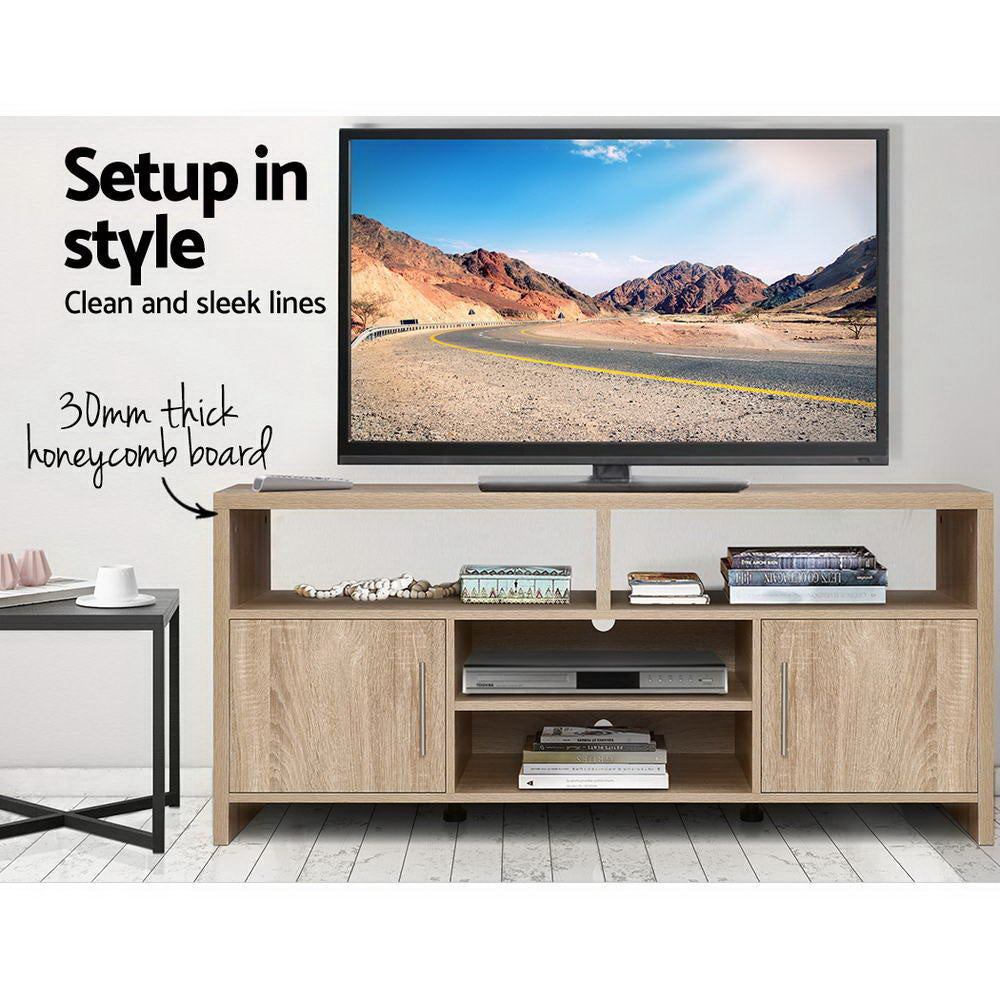 TV Entertainment Unit 140cm - Oak - Homecoze